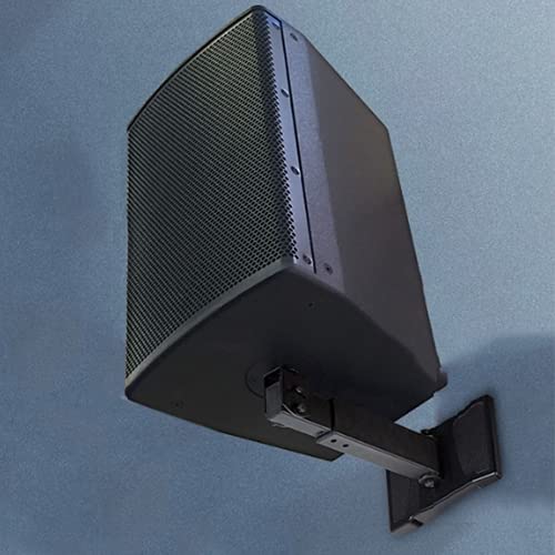 Bigalleons Hw-339 Speaker Wall Mount, Wall Mount Speakers Brackets Support Up To 100Lbs Swivel & Tilt, Pa Speaker Wall Mount For Large Speakers, Mounting Screws Hidden(2 Packs, Black) #TOP6