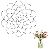 Flower Arrangement Holder Stainless Steel, Wire Flower Arranging Tool Flower Grid Flower Frog Wire Arranger...