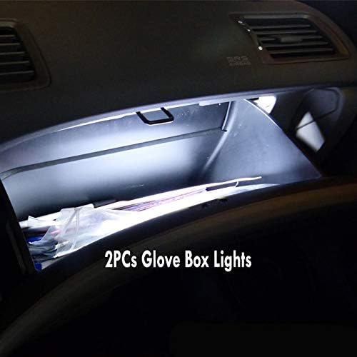 Miniatura 6 de Canbus - Kit de luces LED para interior de automóvil, 16 unidades, sin errores, 6000 K, compatible con Volkswagen Atlas 2018-2019 equipado con