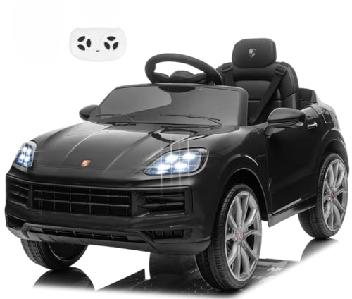 Porsche Cayenne Macchina Elettrica per Bambini 12V con Telecomando Cintura