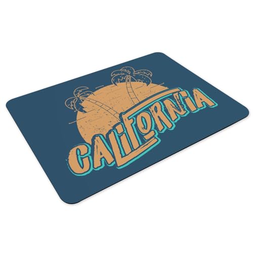 Set de table bleu California Hollywood Malibu grand format x4 - 3