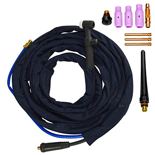 S Simder Tig Welding Torch Wp-17V 13Ft Air Cooled Lift Tig Torch 35-50Mm² Europe Plug #TOP5
