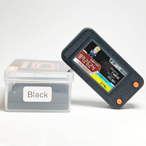 ACAUTO NerdMiner V2 Pro 250 KH/S Donald Trump Edition T Display S3 Crypto Miner à faible consommation d'énergie refroidi par ventilateur Lucky Solo Miner BTC (Noir)