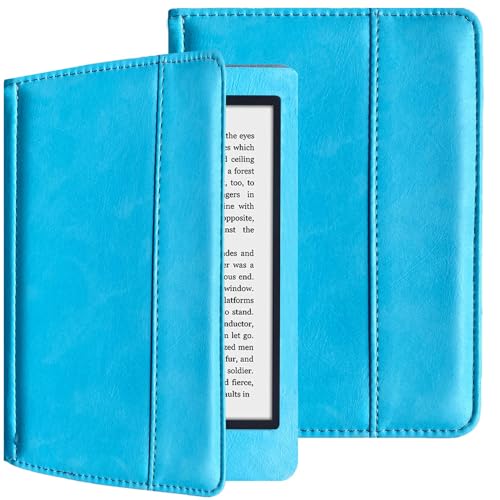 Funda para libro electrónico Kobo Glo HD N437, adecuada para Kobo Glo HD N437 de 6 pulgadas, con función de encendido y apagado automático (azul cielo)