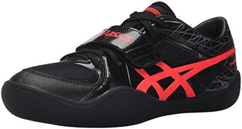 3/15着new! シンガポール52cmCONCORD1/125Big! ASICS Men's Throw Pro Track Shoe, Black/Flash Coral, 15 : Amazon
