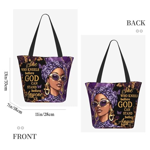 Bolso Tote para Mujer con Cierre y Diseño Cristiano miniatura 5