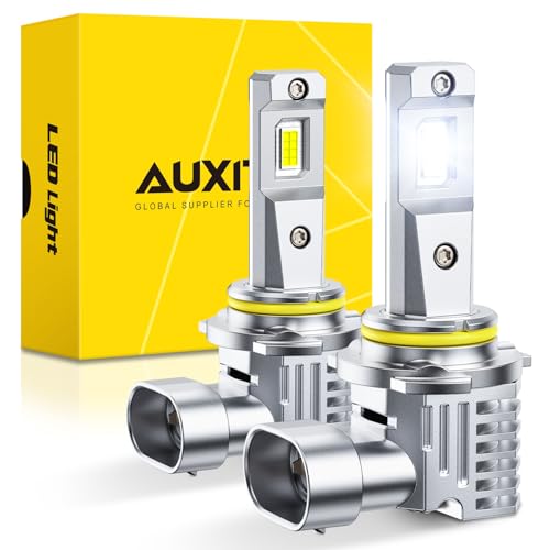 Image of AUXITO 9006 /HB4 Light Bulbs 9X Ultra Bright, 1:1 Mini Size for Easy Installation, 60,000 Hours Lifetime, No Flicker & No Error, 2-Pack