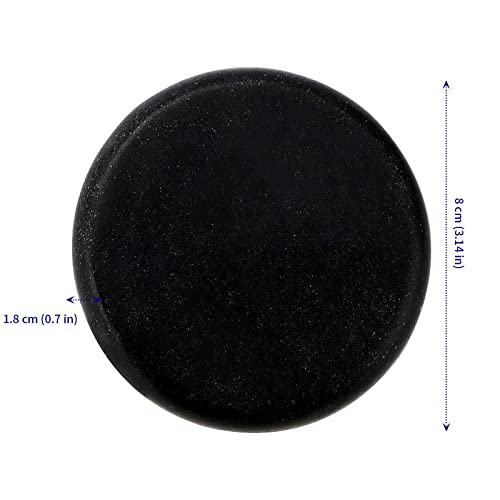 image for SOUJAP 22 Pack 3.15 Inch Basalt Massage Stones, Large Massage Hot Roun