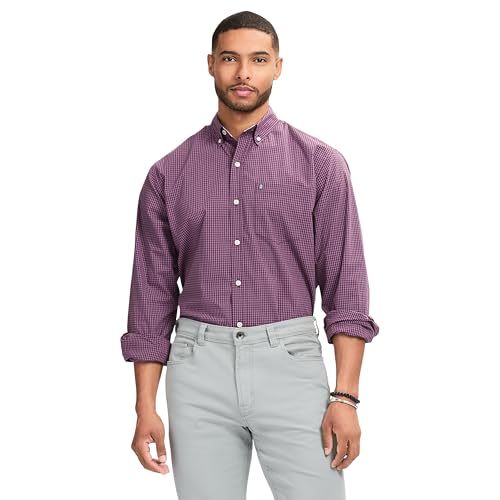Izod Mens Performance Comfort Long Sleeve Shirt