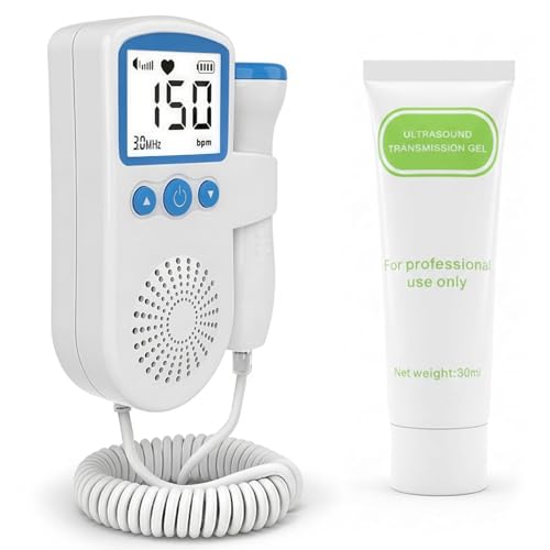 Gel for Doppler Monitor - Heartbeat Monitor Pregnancy - Baby Movement for Mother-to-be Doppler Accessories for Home Use Only