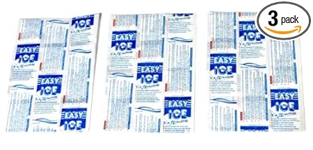 3 sheet Pack for Ice Box Multi Purpose Coolers and Cold Hot Therapy Pack of 3 Sheets 12 cells in Each Sheet