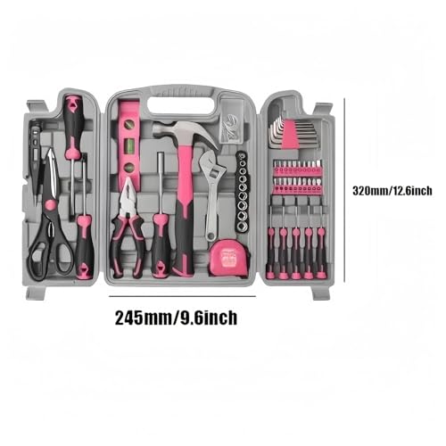 Kit de herramientas combinadas 54 piezas en estuche portátil miniatura 3