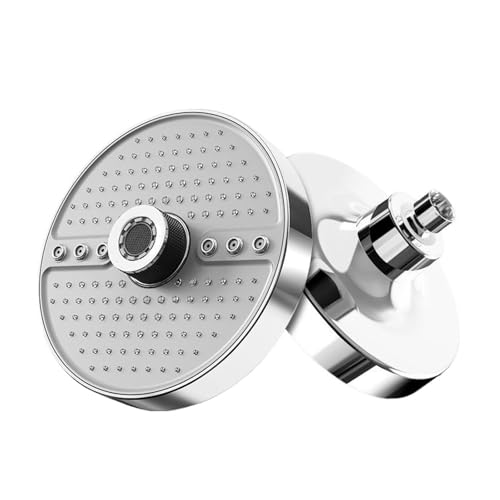 Pommeau de douche effet pluie jet réglable 5 modes argenté