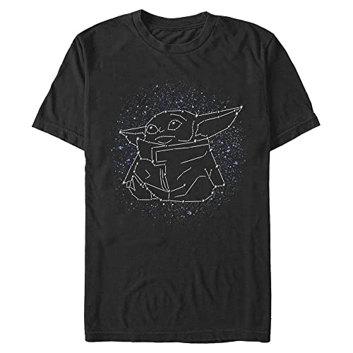 T-shirt Star Wars en coton respirant imprimé constellation Mandalorian pour homme