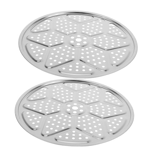 Cabilock 2pièces Panier Vapeur Inox Pour Casseroles Rondes Insert Vapeur Inox Plateau Autocuiseur Ronde