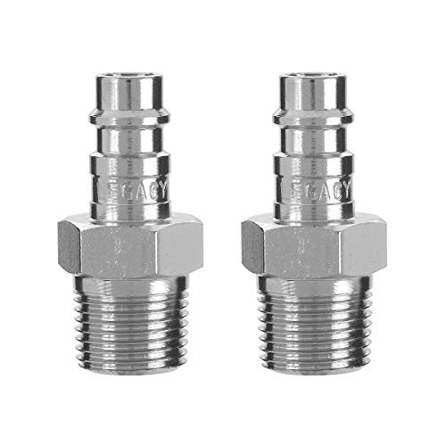Plug Flexzilla high flow corps 1/4" filetage 3/8" MNPT Pro lot de 2