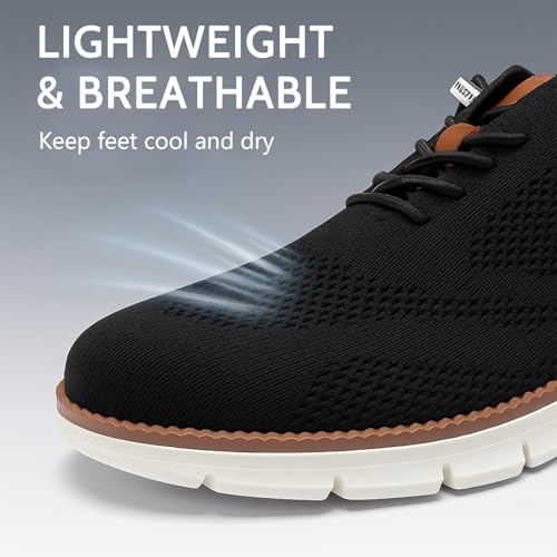 Comfofeet Ultra Comfortable Orthopedic Shoes, Breeze Mens Casual Fashion Walking Mesh Sneakers, Anti-Slip Sole, Removable Insole2