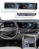 EUEKY (2CPS) Per Kia Sportage 2026 Pellicola Protettiva per Kia Sportage/EV6 2026 Doppio Display Panoramico da 12,3 pollici Schermo ALL IN ONE - Nano Film per Sportage 2026 (LX/EX/X-Line/SX/SX