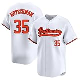 Adley Rutschman Jersey Baltimore White Mens Baseball Stitched T-Shirt