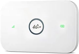 Yuattory Router WiFi blanco Router WiFi ABS Módem Router SIM Mifi Pocket Hotspot 8 Usuarios WiFi Router Portable WiFi