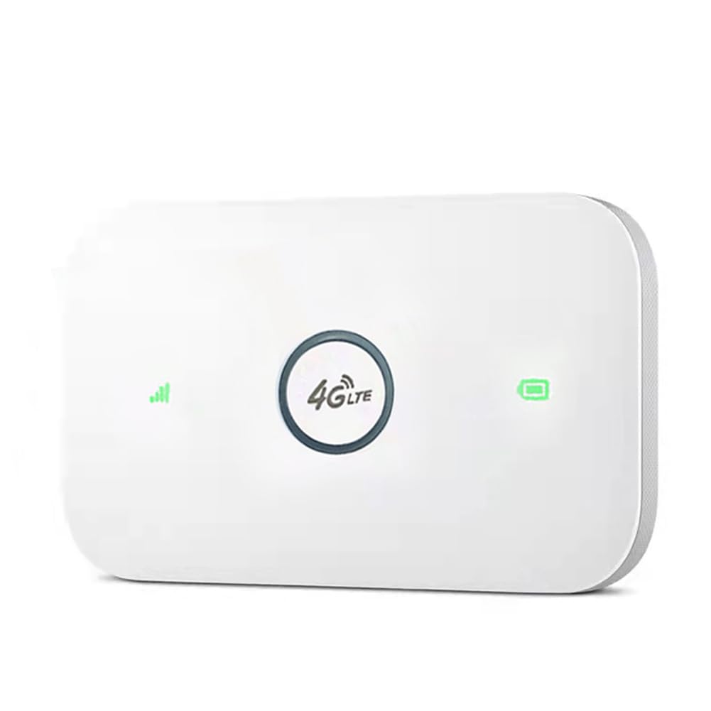 NAVESO Router WiFi Portatile 4G – Pocket WiFi Con Schermo LED E Batteria 2100mAh, Fino A 10 Dispositivi