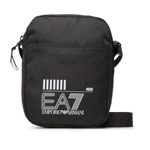 Emporio Armani EA7 hombre bolsos bandolera black - white logo Emporio Armani EA7 hombre bolsos bandolera black - white logo