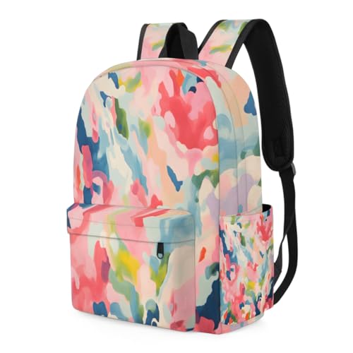 Colorful Camo Backpack for Kids Toddler Backpack for Preschool Kindergarten Camping Picnic Travel Bookbag3