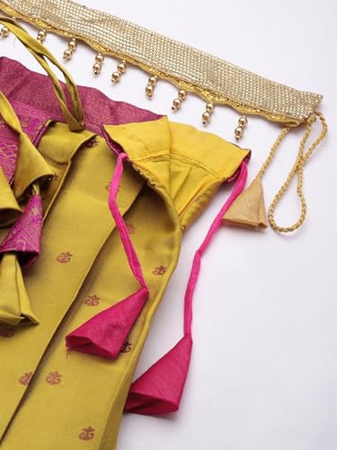 half saree lehenga choli set for women traditional wedding party wear fully stitched lehenga choli