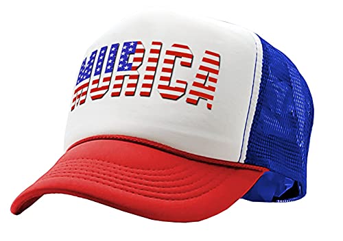 Mean-Gear-Murica-Fourth-of-July-USA-America-Patriot-Vintage-Retro-Style-Trucker-Cap-Hat