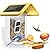 Bird Feeder with Camera Solar Powered: Smart Camera Bird Feeder 2K Live Feed Cam for Outdoor Backyard - Ai Identify Auto Capture Videos, Unique Outdoor Gifts for Mom Dad Birdlover