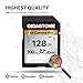 [5-Yrs Free Data Recovery] GIGASTONE 128GB SD Card with USB Type C Card Reader, 4K Camera Pro, A1 V30 U3 SDXC Memory Card Compatible with Canon Nikon Sony Panasonic Digital Camera, with 1 Mini case