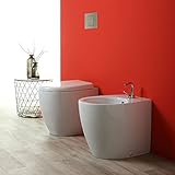 Kiamami Valentina WC in Ceramica Bianca Serie Marmolda