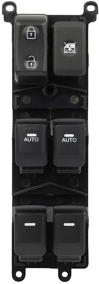 Power Window Switch Fits 93571A7200 Front Rear Left 1-Package Qty Bolt On Female Rectangular Male 18-Terminal Qty Blade 12-Voltage VP15164301S, 3-7 Days Delivery