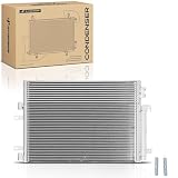 A-Premium Air Conditioning A/C Condenser Compatible with Jeep Compass 2011-2017, Patriot 2007-2017 & Dodge Caliber 2010-2012, 2.0L 2.4L, Replace# 68078975AA