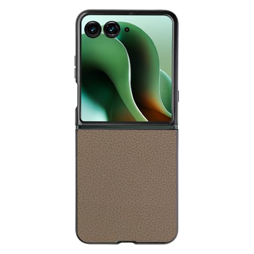 LOOF LUXURY-SHELL �{�v ���U�[ �X�}�z�P�[�X for motorola razr 60 ultra �p �P�[�X �J�o�[ �X�g���b�v�z�[�� �V���v�� �ϏՌ� ���^ �y�� leather [�O���[�W��]