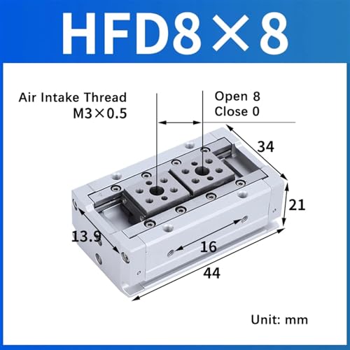 Vérin pneumatique HFD25 pince pneumatique compacte industrielle