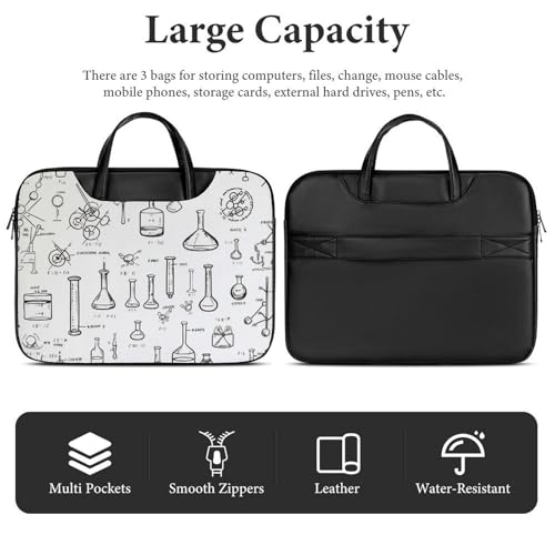 Bolsa para laptop 15.6 pulgadas cuero impermeable miniatura 5