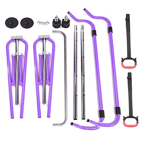 FBSPORT Gymnastics Bar, Folding Horizontal Bar Gymnastics Equipment for Kids Home Training, Expandable Gymnastics Training Bar Junior with Adjustable Height for Girls Boys - Image 6