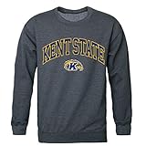 W Republic KSU Kent State University Campus Crewneck Pullover Sweatshirt Sweater Heather Charcoal...