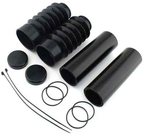 Kit bouchons tube alu et caoutchouc premium pour botte d'amortisseur Dyna 06-17