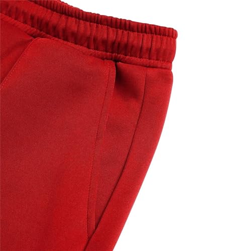 DGHM-JLMY Men's Sweatpants with Pockets Two-Color Patchwork Athletic Running Yoga Pants Drawstring Waist Straight Pants4