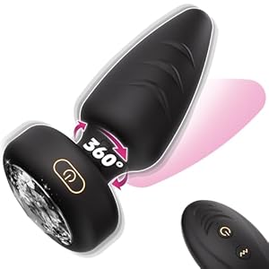 Vibrating Butt Plug Sex Toys, Remote Control Anal Plug...