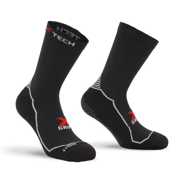 Calze trekking sport nere con antiscivolo tg 43/46