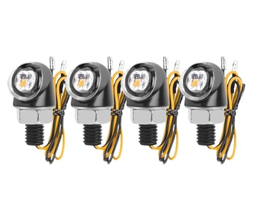 Clignotants LED pour Motos en Aluminium - Éclairage Puissant 8mm avec Feu Stop Intégré