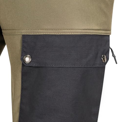 FORLOH Men's BTM Pro Pant - Ultimate Upland Brush Pants | Water Resistant | Hiking, Hunting | Wax Ripstop Fabric4