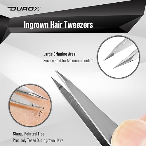 DUROX 3-Piece Tweezers Set