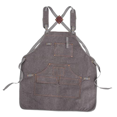 Delantal multibolsillos lavable para actividades de carpintería en el taller