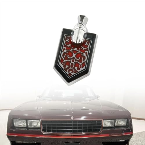 Image of 1x Taillight Tail Light or Nose Emblem Car Badge Replacement for 1981-1988 Monte Carlo SS (Chrome)