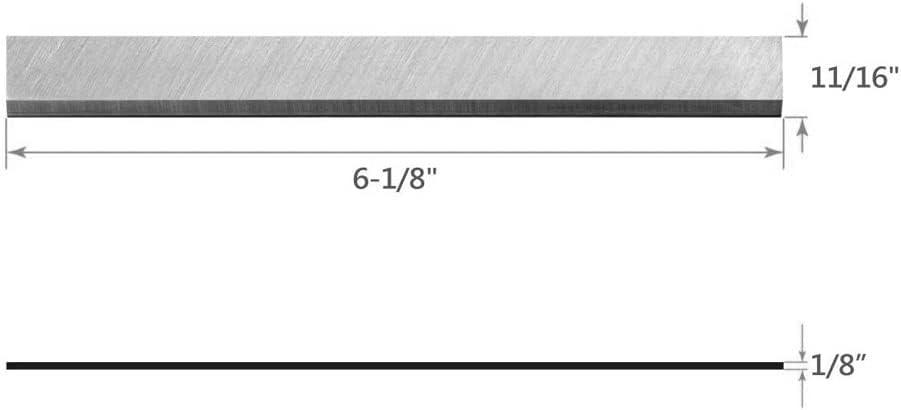 3pcs/Set* 155mm 6-1/8" Jointer Knives Replacement Craftsman 113-206931 & 113-232200 Wood Planer Blade for Woodworking Tool