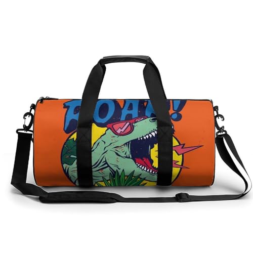 Sac de sport dinosaure 45cm pour gym et voyage week-end